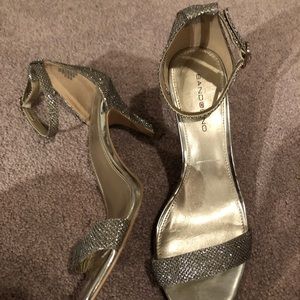 Gold dress heels